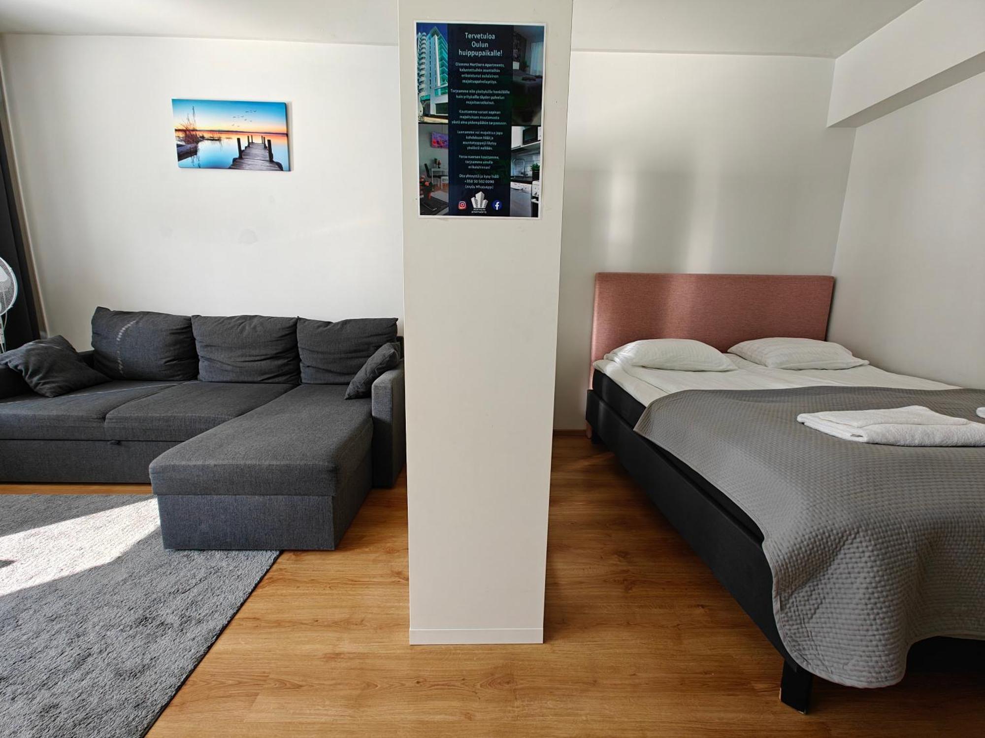 3-Room Apartment In Oulu Center, Parking ภายนอก รูปภาพ